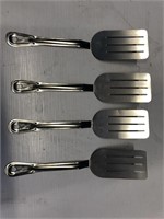 Stainless Steel Pancake Turners x 4 - NEW