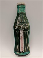 Vintage Coca-Cola Bottle Thermometer - Works!