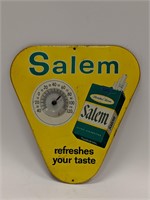 Old Salem Cigarettes Triangle Thermometer - Works!