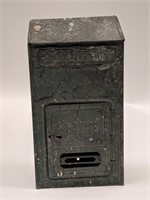 Antique metal mail box