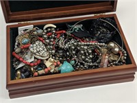 Box of Costume jewelry