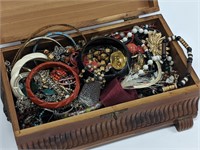 Treasure chest of jewelry