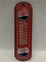 Vintage Pepsi Advertising Thermometer - Works!
