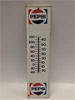 Vintage 1970's Pepsi Soda Pop Thermometer - Works!