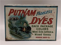 Vintage Putnam Dyes General Country Store Display