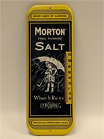 Morton Salt Advertising Thermometer - Works!