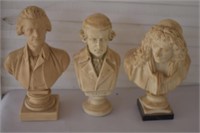 (3) Statues Alabaster/ Marble?