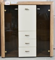 Meble Display Storage Cabinet Mexican Pine Finish