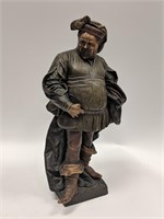 15” plaster statue of man