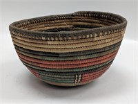 Native American tightly woven basket