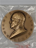1957 Eisenhower 2nd Inauguration Bronze Medal