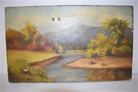 Old Oil Painting Unsigned