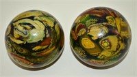 Pair Murano E&R Italy Paper Weights
