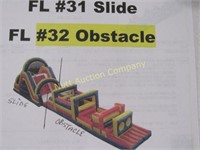 Obstacle course & dry slide