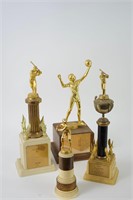Collection of vintage  trophies
