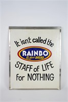 Vintage Rainbo Bread Advertising Sign
