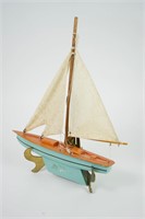 Vintage Folk Art Sailboat