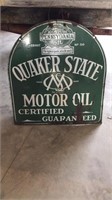 Quaker State Motor Oil Sign
Double Sided