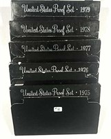 1975, 1976, 1977, 1978 & 1979  US. Mint Proof sets