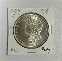 1884-O  Morgan Dollar  BU
