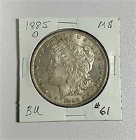 1885-O  Morgan Dollar  BU