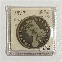 1817  Capped Bust Half Dollar  VG-8