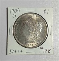 1904-O  Morgan Dollar  BU