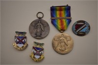 Group WW2 US Military Medals France, Etc