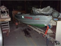 fishing boat 9/9 motor model number boat ap1455