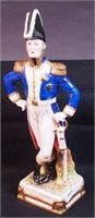 Dresden porcelain Napoleonic figure Marshall