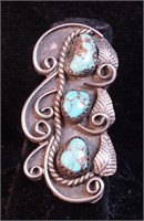 Vintage Navajo silver and turquoise