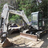 '12 Bobcat E45M Mini track hoe w/thumb