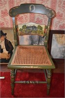 Hitchcock Green Painted "The Adams Old House Chair
