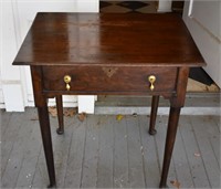 English Oak Single Drawer Side Table