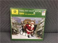 1000 Piece Puzzle - John Deere Twas The Night
