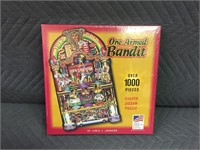 1000 Piece Puzzle - Shaped Puzzle One Armed Bandit