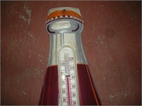 Hires Root beer metal thermometer 8in by 28in
