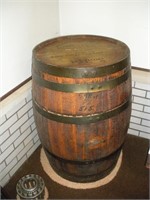 Sunkist lemon juice wooden keg-Barrel