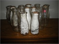 milk bottles
