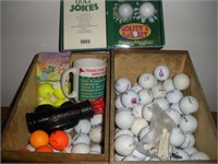 golf balls and golf novelty items