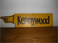 wooden Kennywood park arrow 29in by 7in