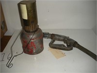 Kerosene car heater and gas pump nosel