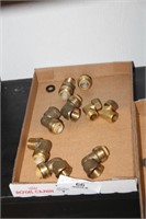 Tray Lot-Brass Fittings