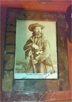 Picture of Buffalo Bill in amazing antique frame