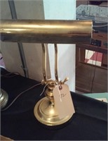 Brass desk lamp.  Works