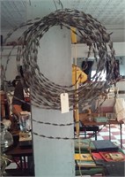 Huge roll of old buckthorn ribbon barbwire RARE