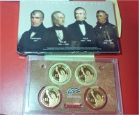 2009 US presidential proof $1 coin set of 4