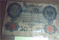 1914 Germany currency note
