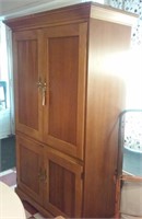 Nice large wooden entertainment cabinet