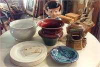 Bulk lot pottery McCoy Knowles artisan Disney